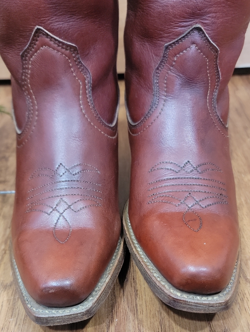 Vintage Frye Women's Snip Toe Cowgirl Boots 5.5 - Picture 14 of 16